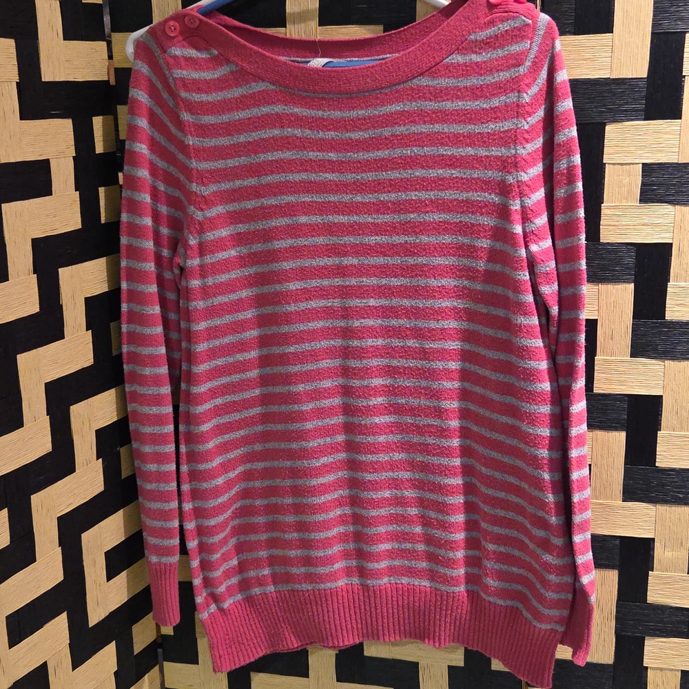Pink maternity sweater